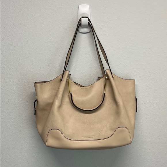 Sondra Roberts Handbags - Sondra Roberts Squared | Stone Vegan Leather Tote Satchel Shoulder Bag